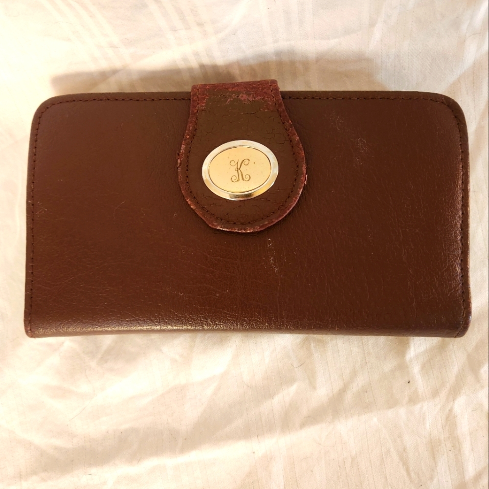 Vintage Brown Leather Wallet